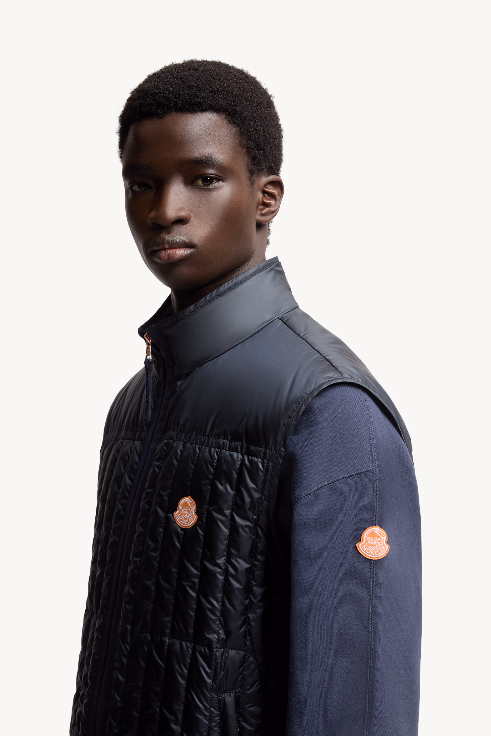Doudoune sans manches Tangerine Moncler x Gilga Farm Designed by Donald Glover Hommes Bleu marine Moncler 4